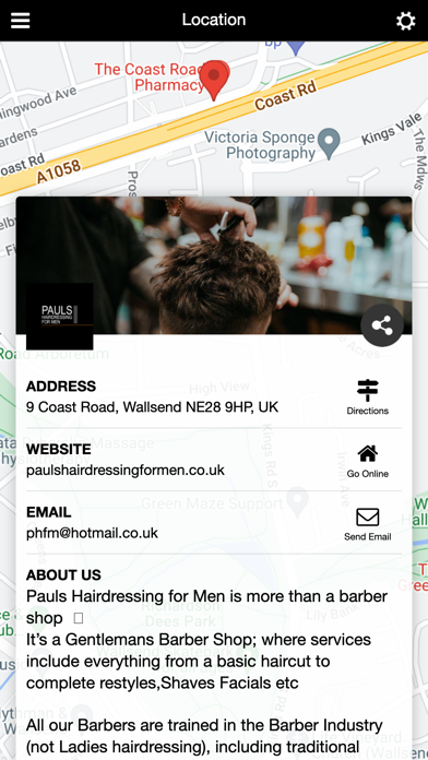 Pauls Hairdressing 4 men Screenshot