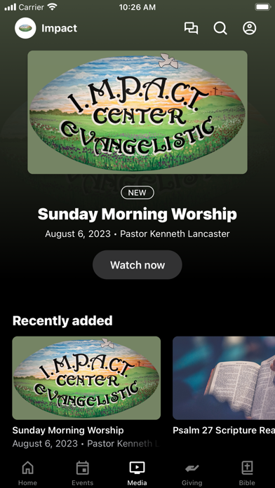 ImpactEvangelisticCenterCOGIC Screenshot