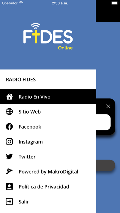 Radio Fides Online Screenshot