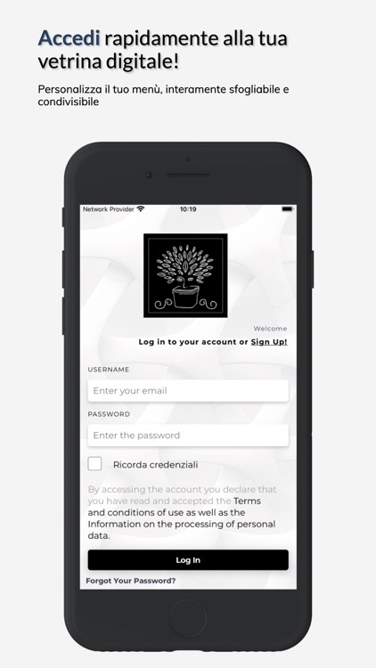 Digital Partner Menu