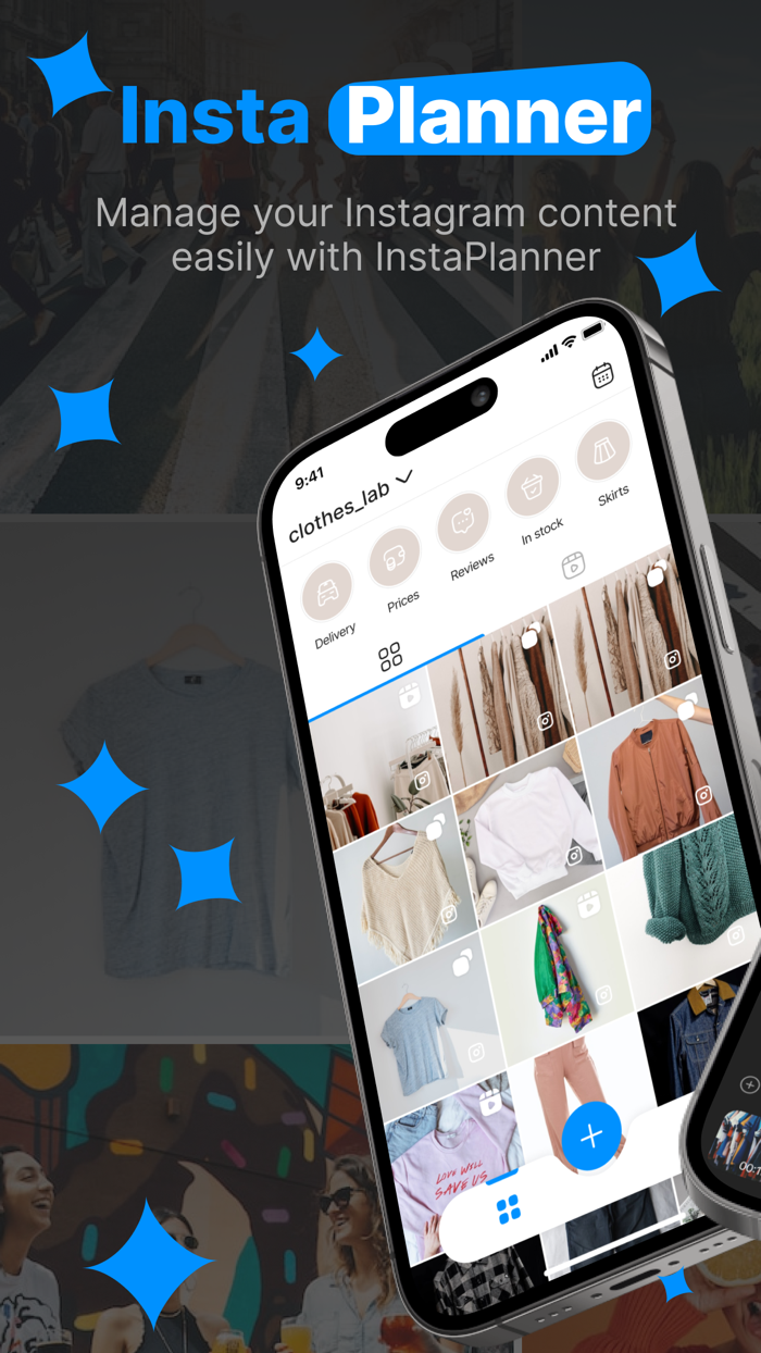 The repost for instagram