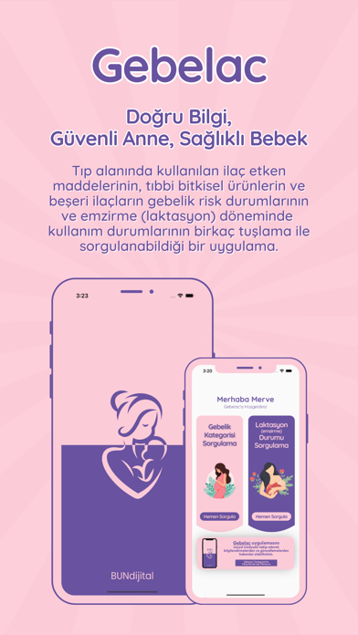 Gebelac: Güvenli Anne & Bebek Screenshot