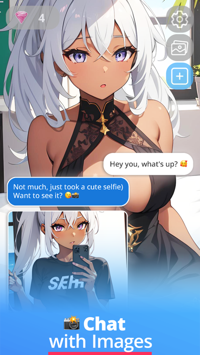 Sexy AI Girlfriend Chat Games Screenshot