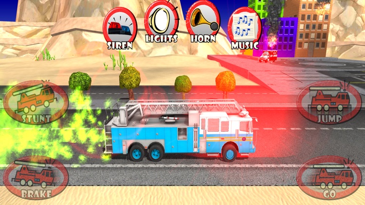 Fire Truck Race & Rescue! screenshot-4