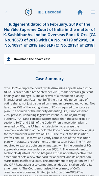 Indian Bankruptcy Code 2016 Screenshot 6 of 10
