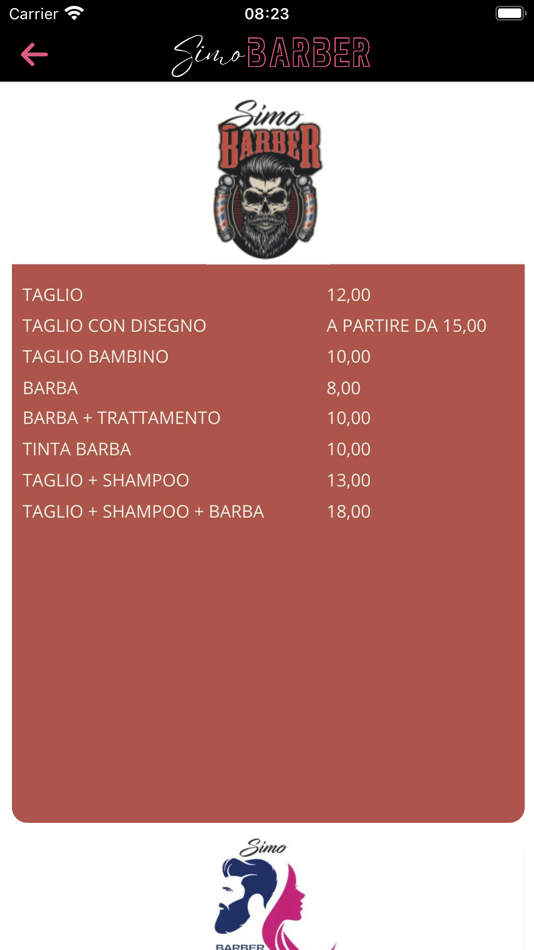 #3. Simo Barber Shop (iOS) 由: mohamed abdeddine