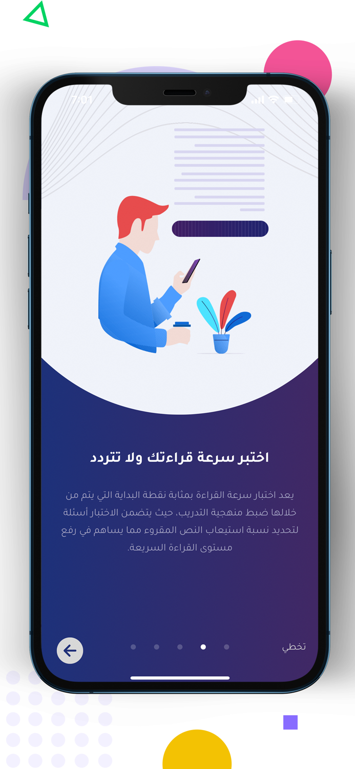 Speed Reading Students