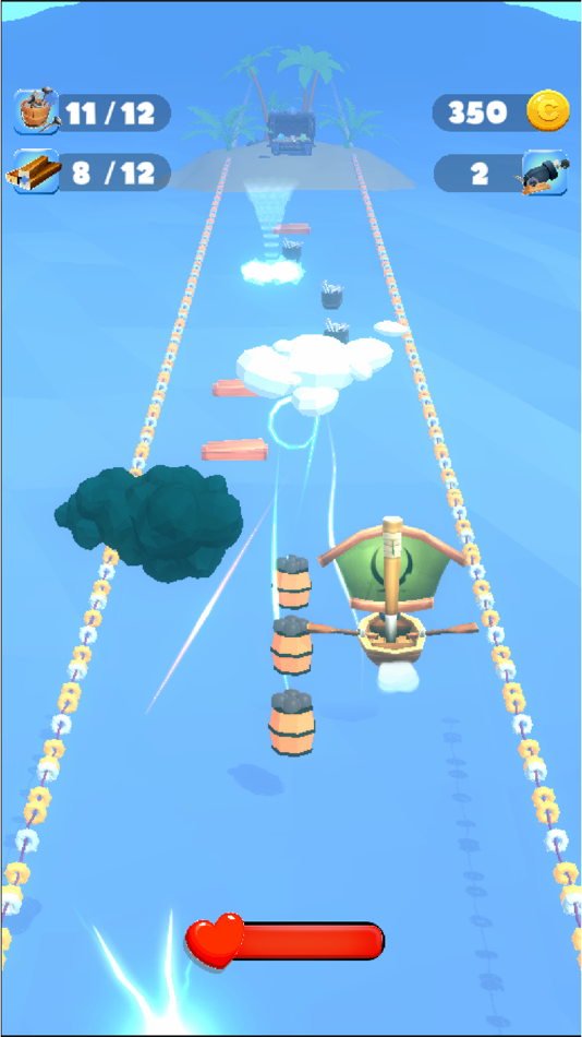 #2. Pirate Race 3D (iOS) 由: Omer Serif Bilsel