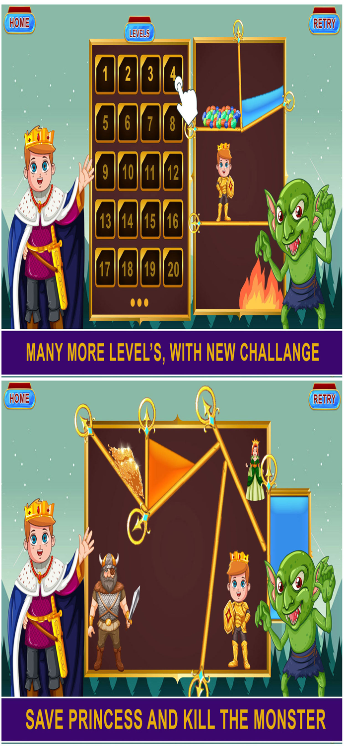 Rescue Hero Puzzle Pin Pull