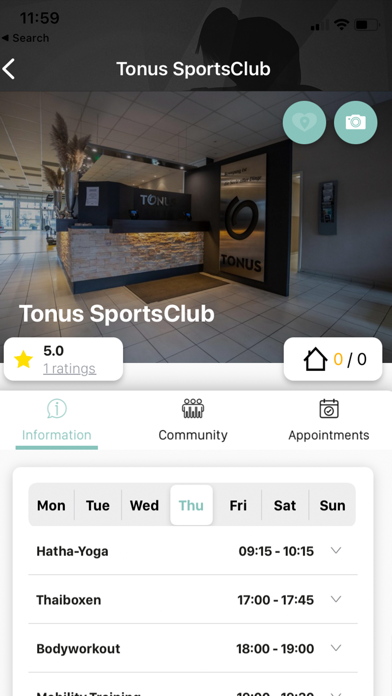 Tonus SportsClub Screenshot