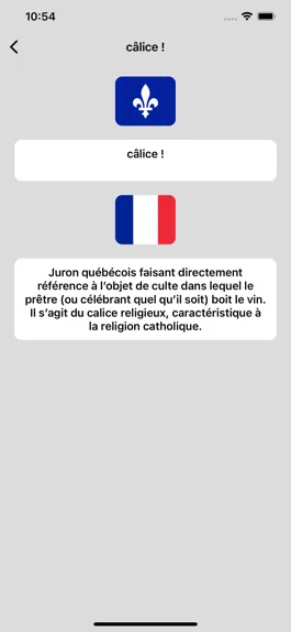 Game screenshot Dico Québecois-Français hack