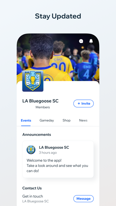 Blue Goose Soccer Screenshot