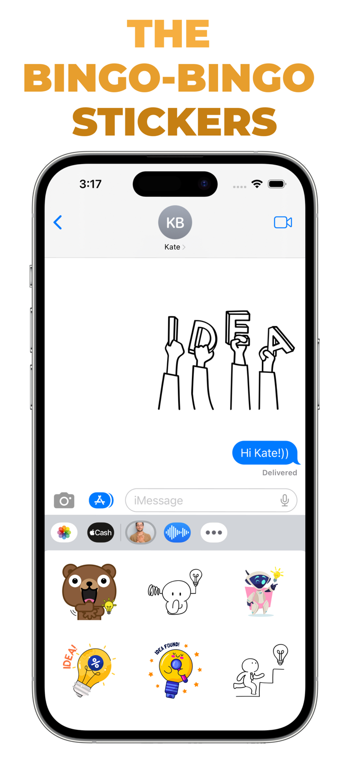 The Bingo-bingo stickers