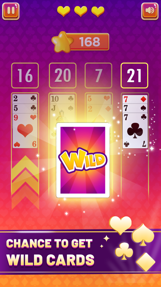 #1. Cards 21 - Puzzle Card Game (iOS) 由: GAMESFLY TECHNOLOGIES PRIVATE LIMITED
