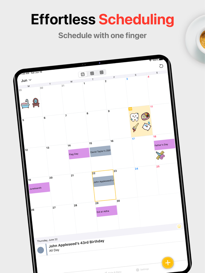 Daily Calendar Day Organizer