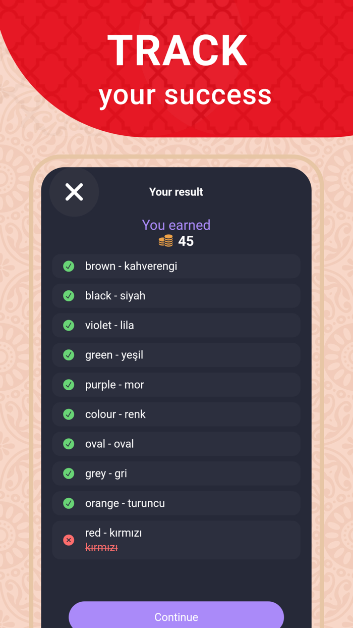Learn Turkish Words by Levels