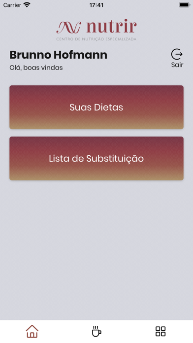 Nutrir - App de Acompanhamento Screenshot