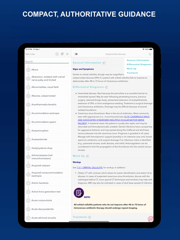 The Wills Eye Manual iPad screenshot 9 - Medical app