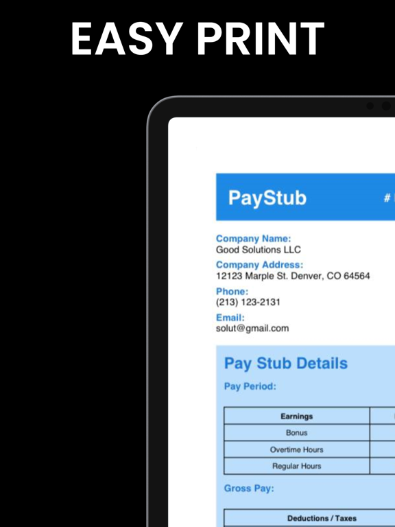 Paystub Maker: Payslip Creatorのおすすめ画像1