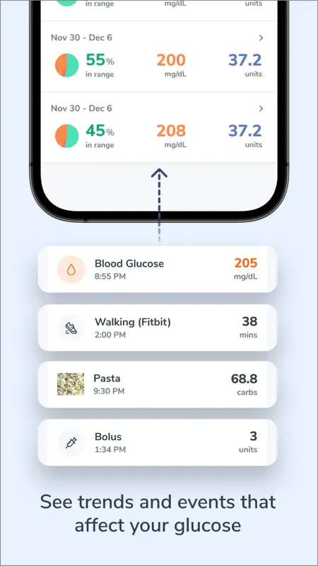 Glooko – Track diabetes data screenshot 3 of 5