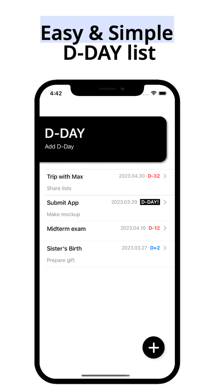 D-DAY DayCount Widget