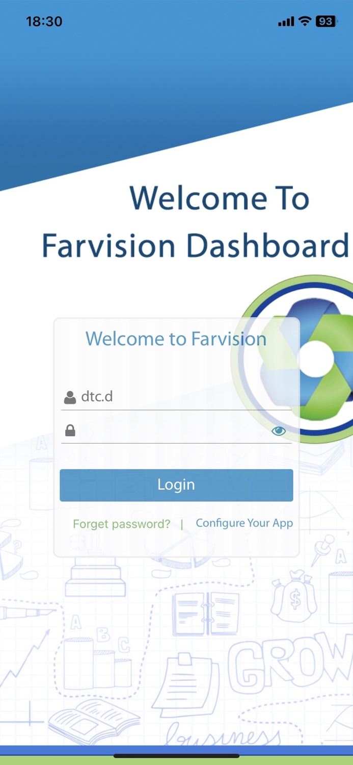 Farvision Dashboard