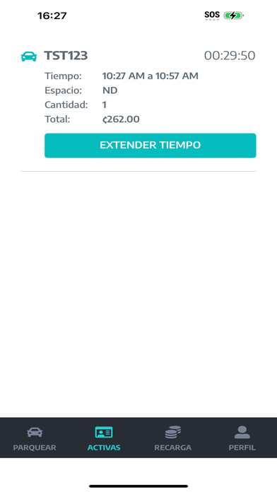 Turri Parqueos Screenshot