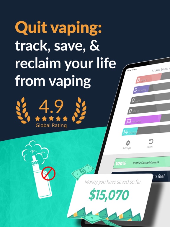 Screenshot #4 pour Vape Quitting Tracker – Quit!