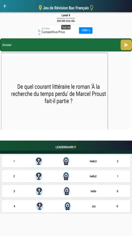 Game screenshot Jeu de Révision Bac Français hack