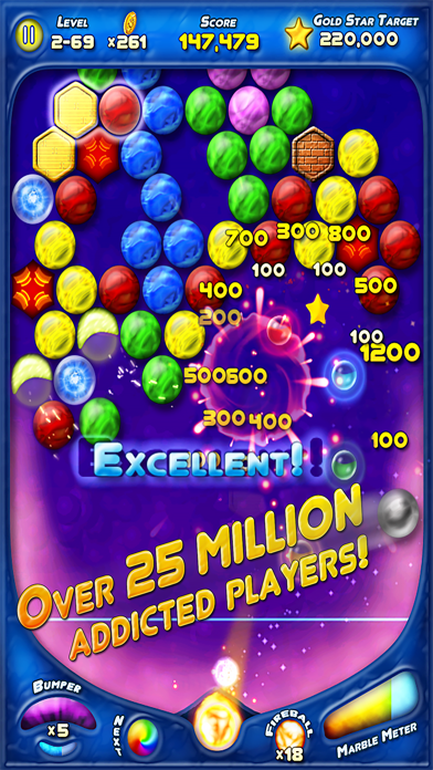 Screenshot #1 pour Bubble Bust! - Bubble Shooter