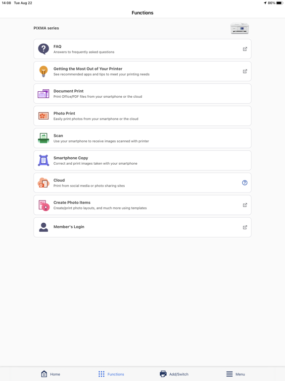App screenshot