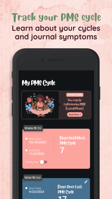 Empowered: PMS Wellness Screenshot