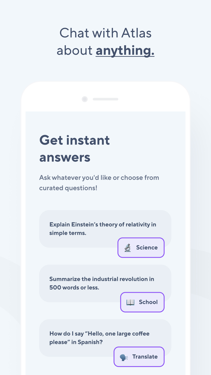Ask Atlas Personal AI Chatbot