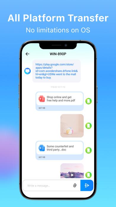 Dr.Fone Link Screenshot