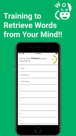 Game screenshot Word Retrieval Training mod apk