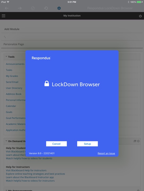 LockDown Browser by Respondus Inc.