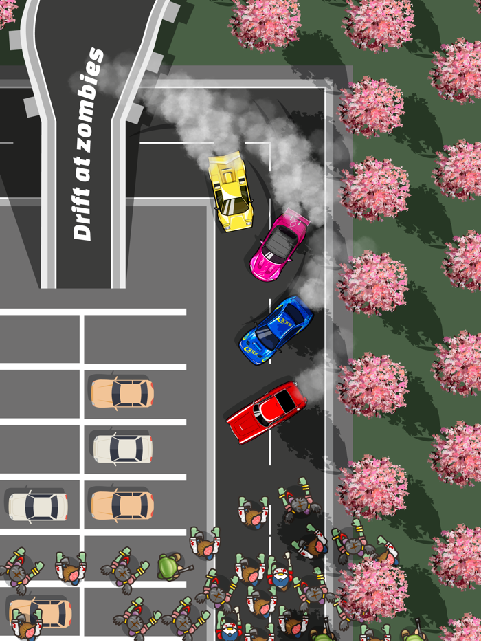 Drift Zombie - idle car racing