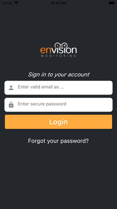 Envision Monitoring Screenshot