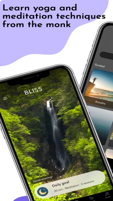 Bliss: Meditation Courses Screenshot
