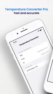 fast temperature converter pro iphone screenshot 1