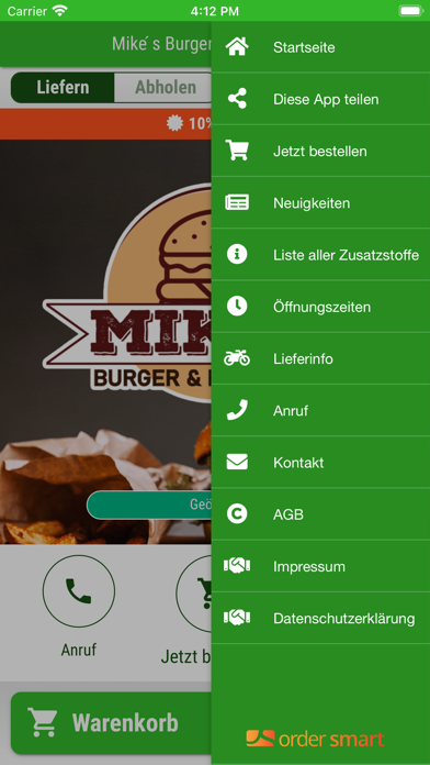 Mikes Burger & Fingerfood Screenshot