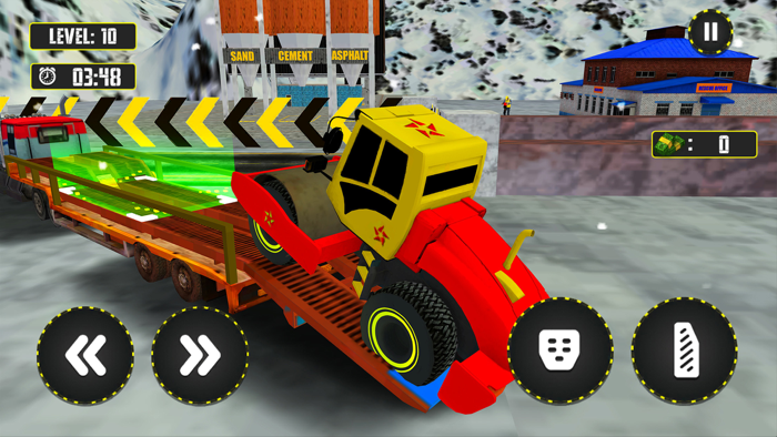 Snow Excavator Driving 3D