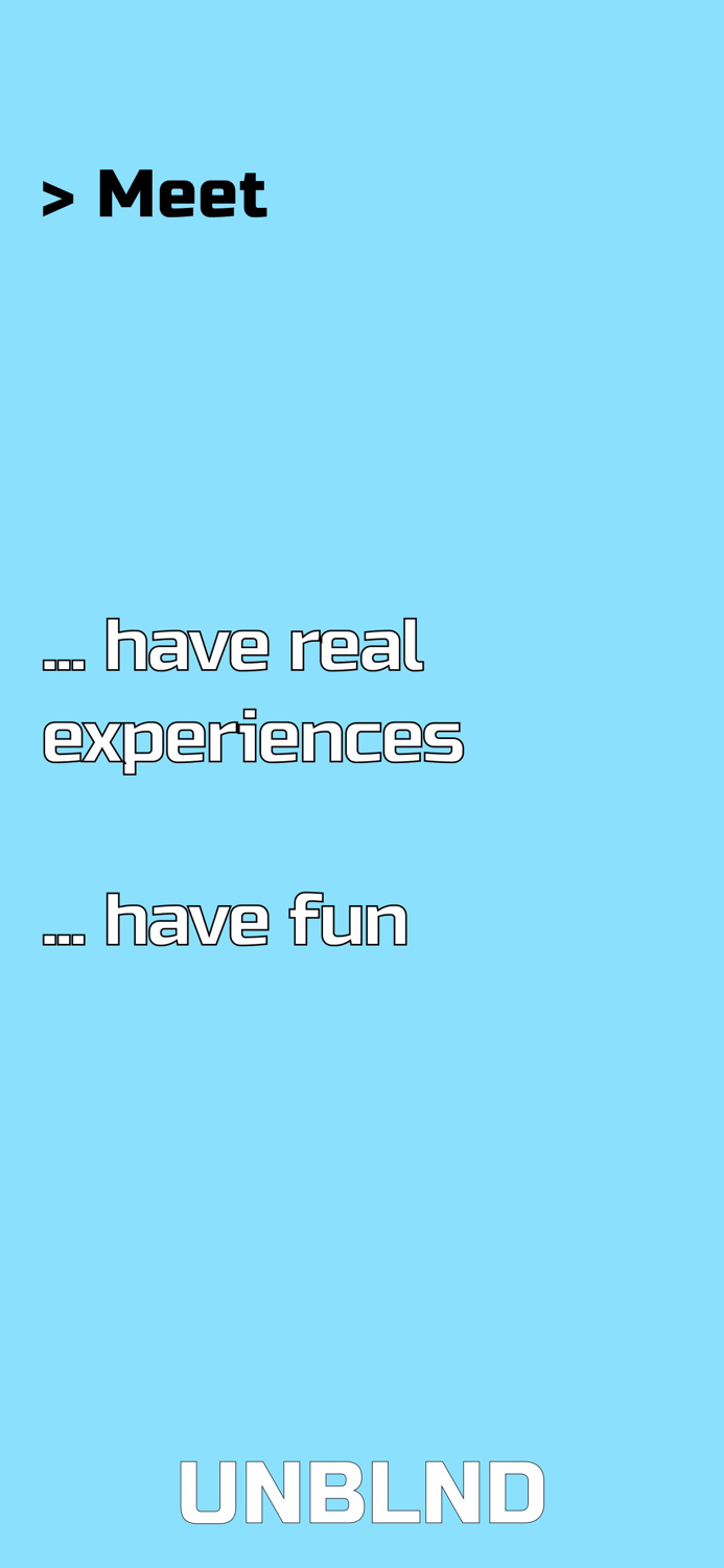 UNBLND - chat and meet people