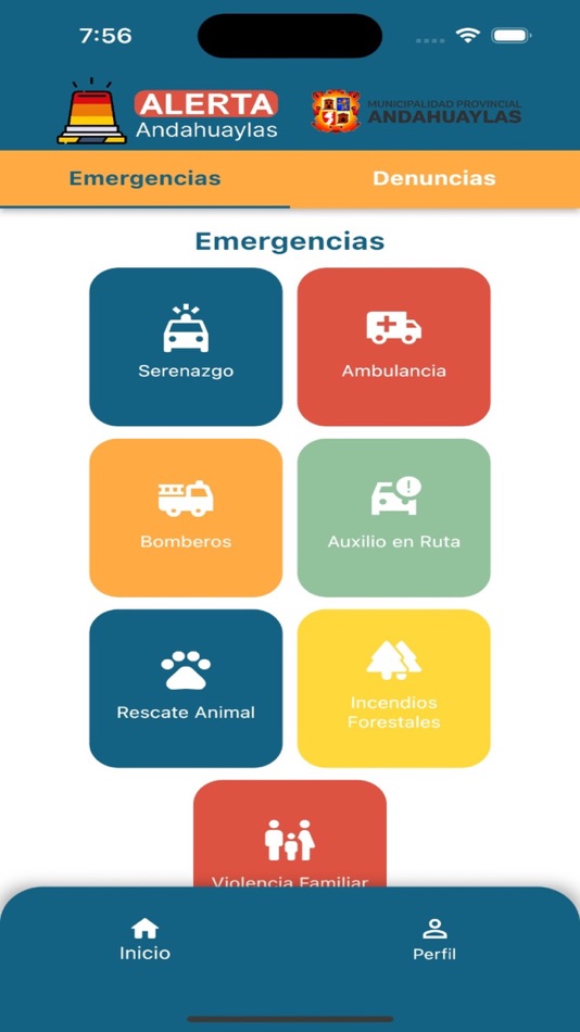 #2. Alerta Andahuaylas (iOS) Podle: CFBD SAC