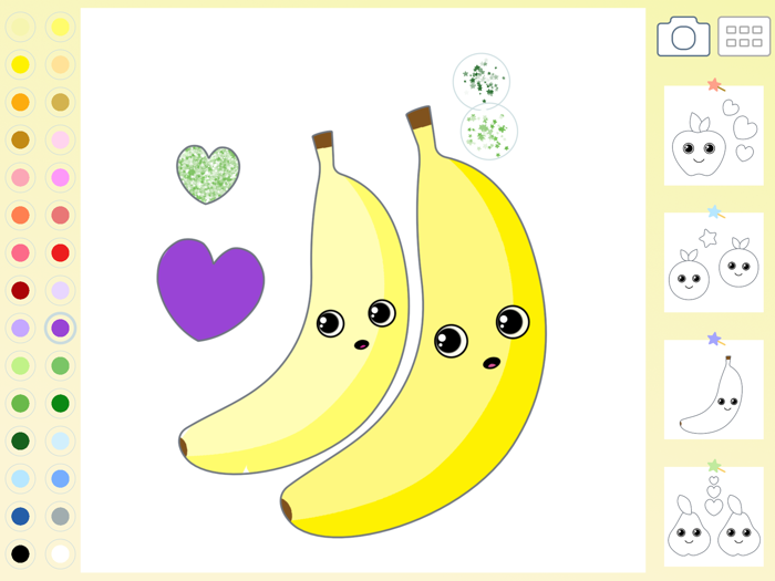 Fruit Coloring for Kid Toddler