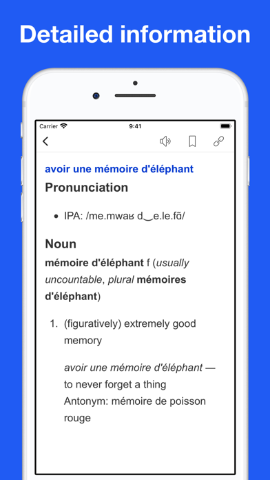 Screenshot #2 pour French Idiom Dictionary