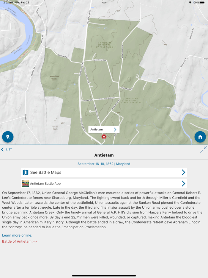 Civil War Battle Maps