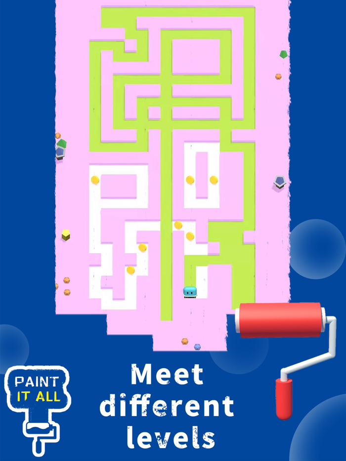 Paint it all - puzzle game