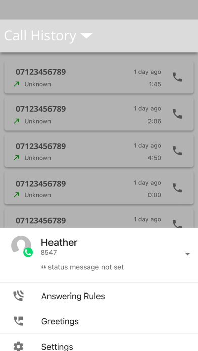 Infinity - 1st Call Screenshot
