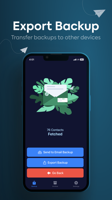 Contact Vault: Backup Contacts Screenshot